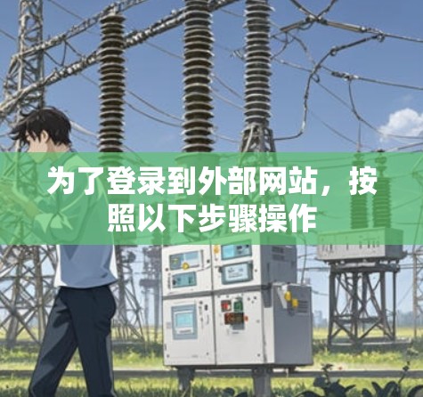 为了登录到外部网站，按照以下步骤操作