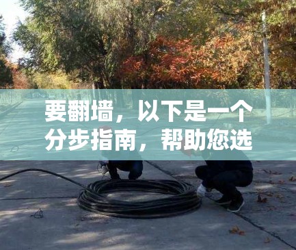 要翻墙,以下是一个分步指南,帮助您选择和使用合适的工具 要翻墙,以下是一个分步指南,帮助您选择和使用合适的工具