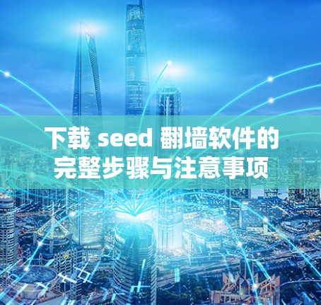 下载 seed 翻墙软件的完整步骤与注意事项