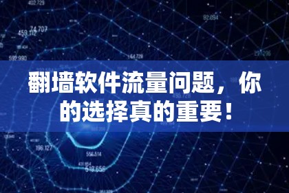 翻墙软件流量问题，你的选择真的重要！