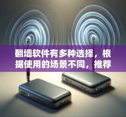 翻墙软件有多种选择，根据使用的场景不同，推荐如下