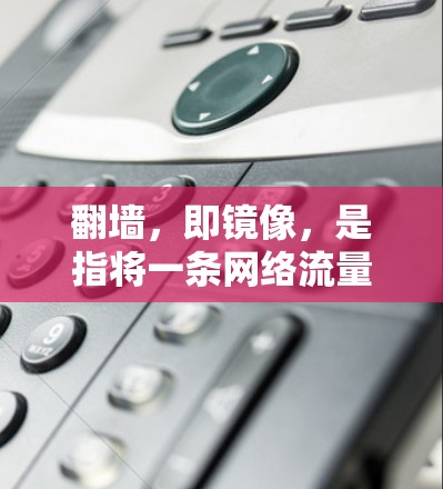 翻墙，即镜像，是指将一条网络流量复制到另一条网络流量上，通常用于复制视频、照片或其他文件到电脑或网盘。以下是对翻墙软件的详细介绍