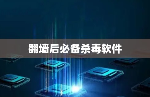 翻墙后必备杀毒软件