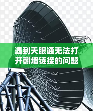遇到天眼通无法打开翻墙链接的问题，以下是逐步的解决方案