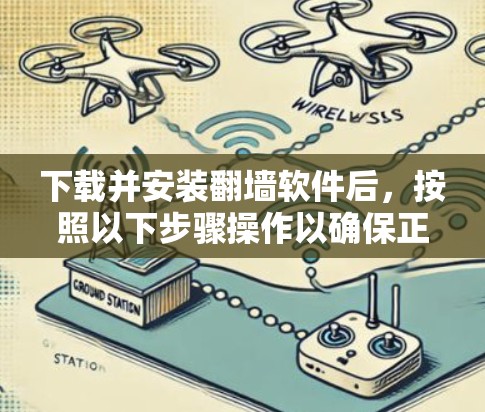 下载并安装翻墙软件后，按照以下步骤操作以确保正确使用