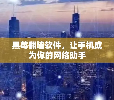 黑莓翻墙软件，让手机成为你的网络助手