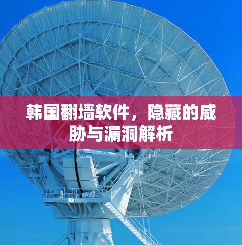 韩国翻墙软件，隐藏的威胁与漏洞解析