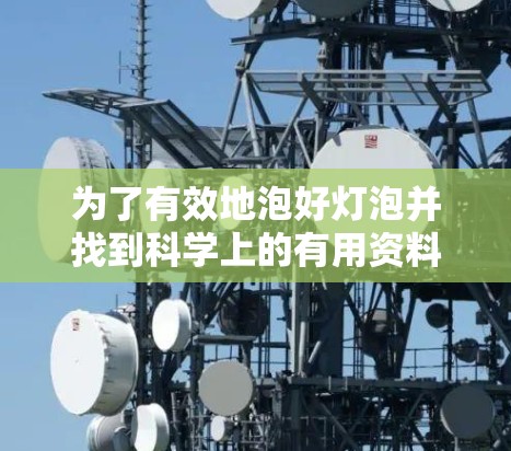 为了有效地泡好灯泡并找到科学上的有用资料，可以按照以下步骤进行